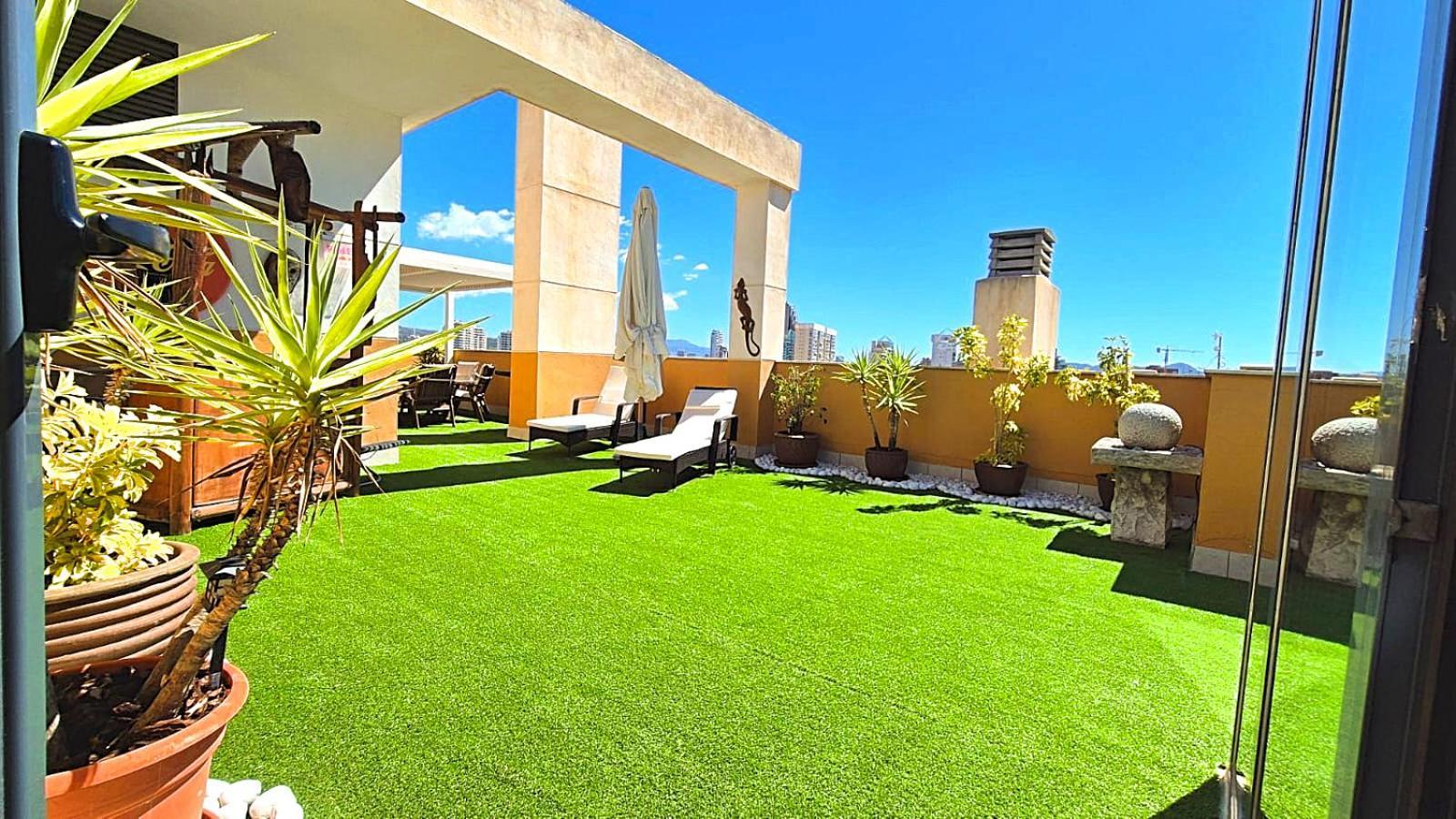 Beach Penthouse Apartment Benidorm Cala Кала-де-Финистрат Экстерьер фото