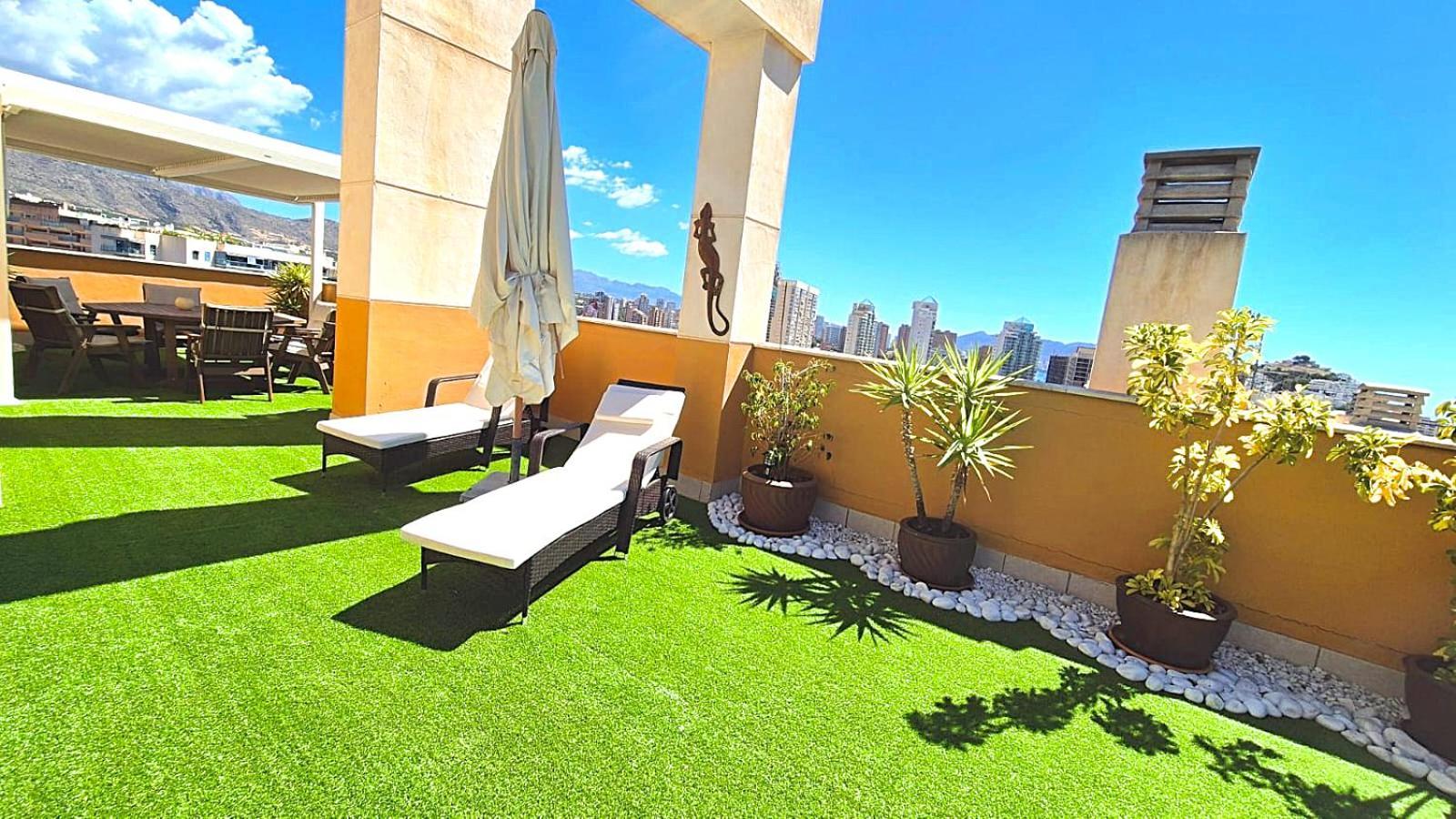 Beach Penthouse Apartment Benidorm Cala Кала-де-Финистрат Экстерьер фото