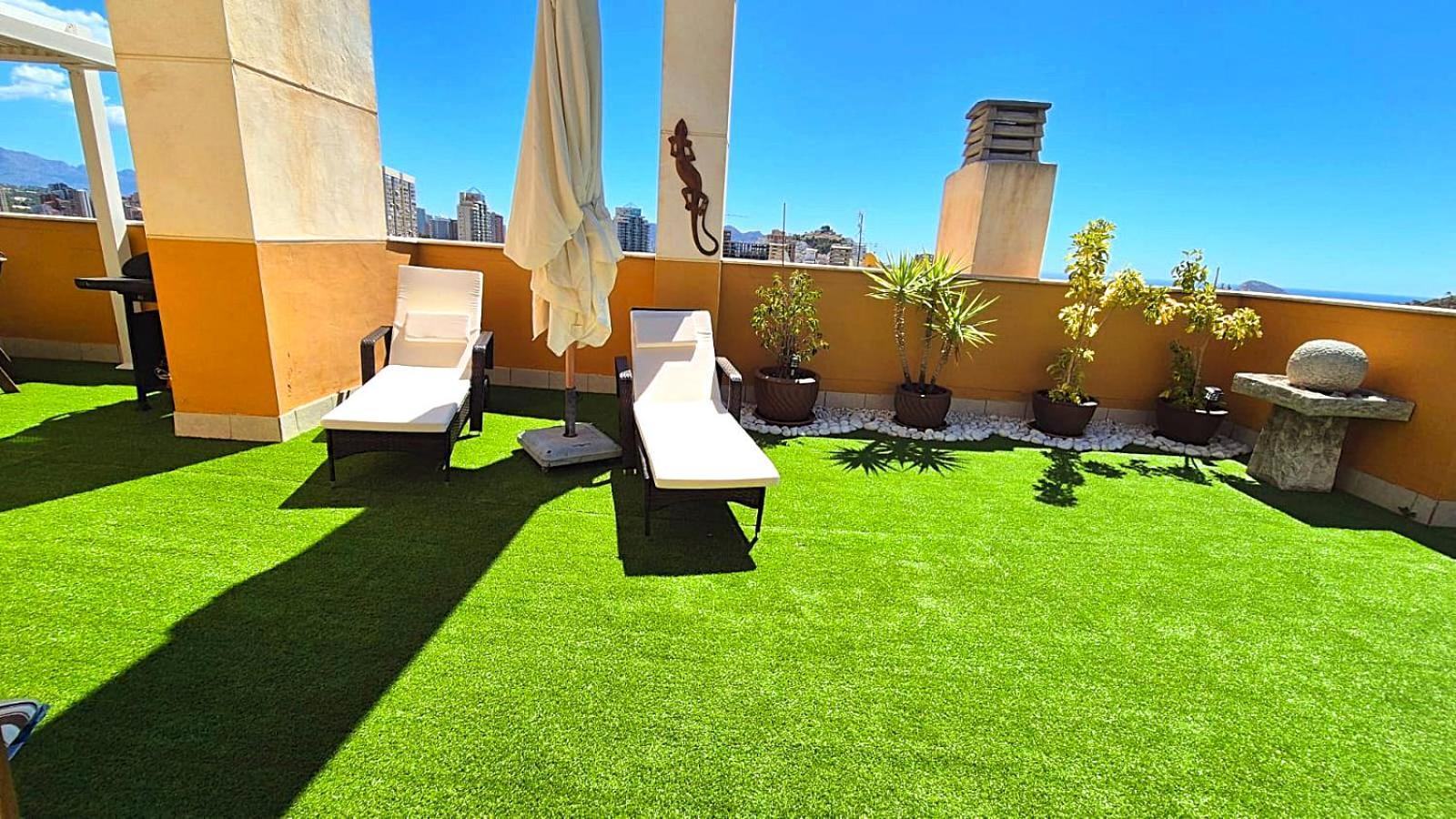 Beach Penthouse Apartment Benidorm Cala Кала-де-Финистрат Экстерьер фото